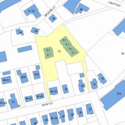39 Court St, Newton MA 02458-1299 plot plan