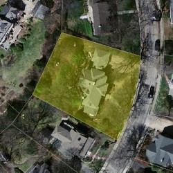 155 Moffat Rd, Newton MA  02468-1133 aerial view