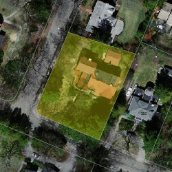 288 Prince St, Newton MA 02465-2955 aerial view