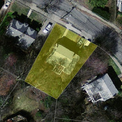 123 Woodcliff Rd, Newton MA 02461-1824 aerial view