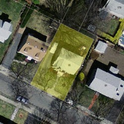 95 Cleveland St, Newton MA  02465-1562 aerial view