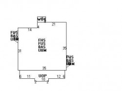 80 Highland Ave, Newton MA  02460-1811 floor plan