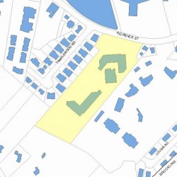 77 Florence St, Newton MA plot plan