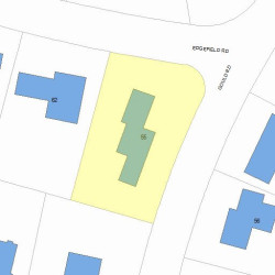 55 Gould Rd, Newton MA 02468-2142 plot plan