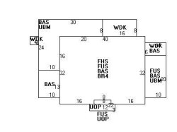 18 Varick Rd, Newton MA  02468-1319 floor plan