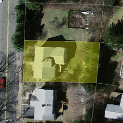 474 Lowell Ave, Newton MA 02460-2151 aerial view