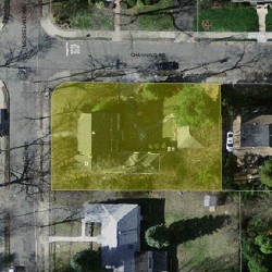 22 Morseland Ave, Newton MA 02459-1150 aerial view