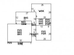 19 Merton St, Newton MA  02458-2221 floor plan
