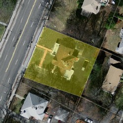 1776 Washington St, Newton MA 02466-2807 aerial view