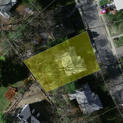 25 Sevland Rd, Newton MA  02459-2841 aerial view