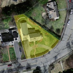29 Waban Ave, Newton MA 02468-2134 aerial view