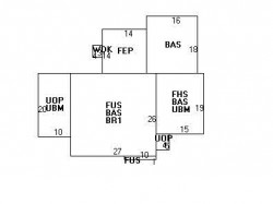 55 Langdon St, Newton MA 02458-1803 floor plan