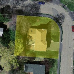 130 Andrew St, Newton MA 02461-2103 aerial view