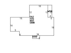 587 Chestnut St, Newton MA  02468-1225 floor plan