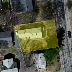 35 Oak St, Newton MA 02464-1407 aerial view