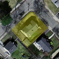 22 Ardmore Rd, Newton MA 02465-2335 aerial view