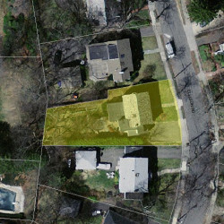 39 Ellison Rd, Newton MA 02459-1434 aerial view