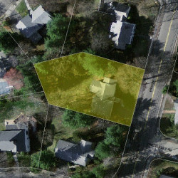 495 Parker St, Newton MA  02459-2674 aerial view