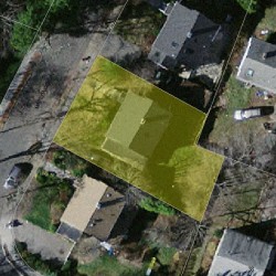 10 Maplewood Ave, Newton MA 02459-2526 aerial view
