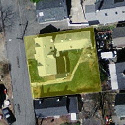 12 Spring St, Newton MA 02464-1108 aerial view