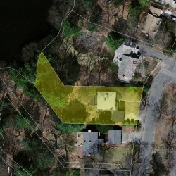 46 Kingswood Rd, Newton MA 02466-1013 aerial view