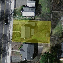 148 Winchester St, Newton MA 02461-2130 aerial view