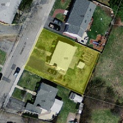 110 Farwell St, Newton MA 02460-1067 aerial view