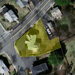 192 Auburndale Ave, Newton MA 02466-1609 aerial view