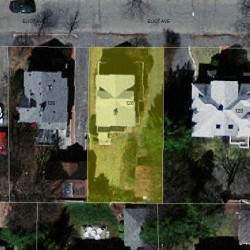 126 Eliot Ave, Newton MA 02465-1728 aerial view