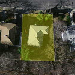 95 Ripley St, Newton MA 02459-2210 aerial view