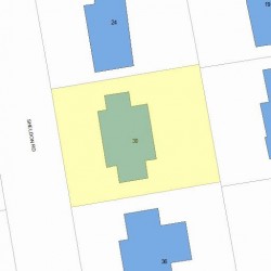 30 Sheldon Rd, Newton MA 02459-2738 plot plan