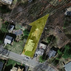 23 Carl St, Newton MA 02461-1905 aerial view