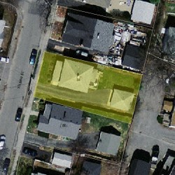 84 Tolman St, Newton MA 02465-1020 aerial view