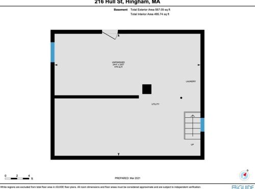 216 Hull St, Hingham MA 02043-1423 exterior