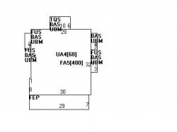 11 Warwick Rd, Newton MA 02465-1723 floor plan