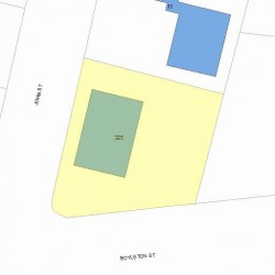 325 Boylston St, Newton MA 02459-2842 plot plan