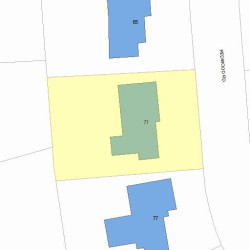 71 Redwood Rd, Newton MA 02459-3124 plot plan