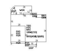 45 Village Cir, Newton MA  02459-3069 floor plan