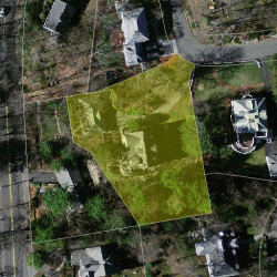 70 Gray Cliff Rd, Newton MA  02459-2017 aerial view