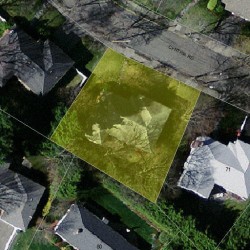 63 Cynthia Rd, Newton MA 02459-2836 aerial view