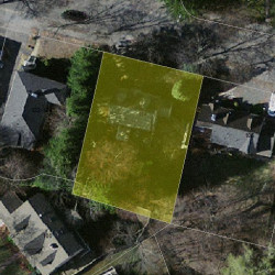 114 Cabot St, Newton MA  02458-2509 aerial view