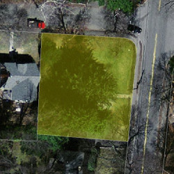 725 Chestnut St, Newton MA 02468-2020 aerial view