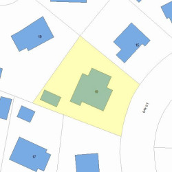 19 Day St, Newton MA  02466-2906 plot plan