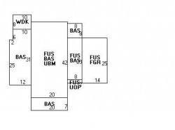 275 Woodcliff Rd, Newton MA 02461-2127 floor plan