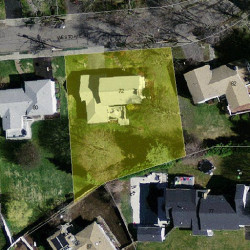 72 Westgate Rd, Newton MA 02459-3134 aerial view