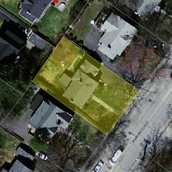 1663 Washington St, Newton MA 02465-2229 aerial view