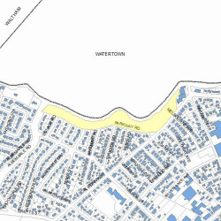 439 California St, Newton MA  02460-1206 plot plan