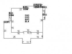 58 Elmhurst Rd, Newton MA 02458-2233 floor plan