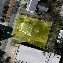 12 Baldwin St, Newton MA 02458-2012 aerial view