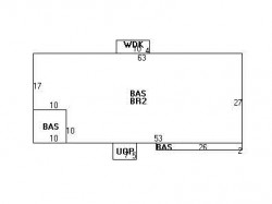 76 Brandeis Rd, Newton MA 02459-2743 floor plan